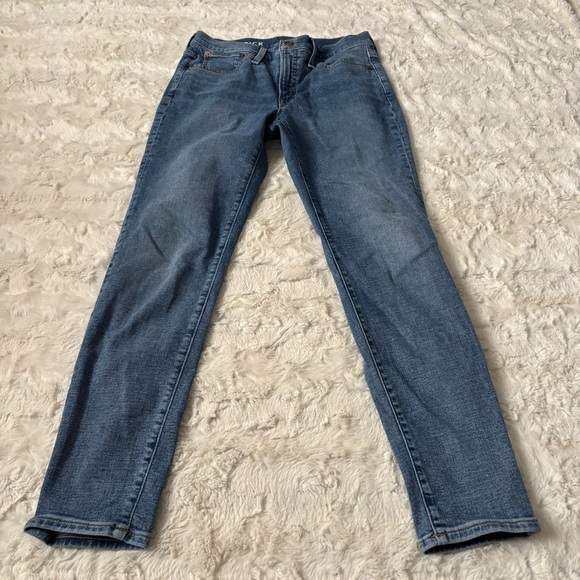 J. Crew Women's Size 28 Blue Toothpick Jeans - Picture 5 of 6